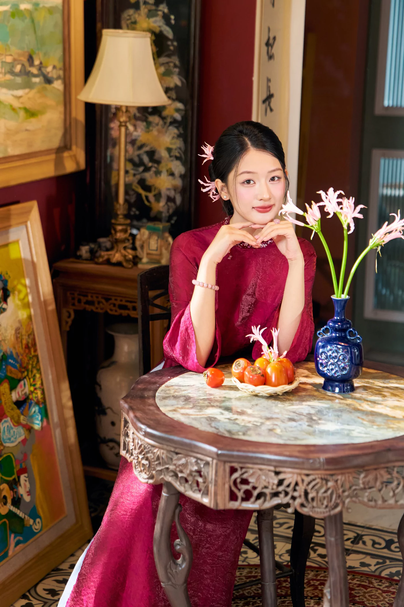 Áo dài Hồng Ngọc
