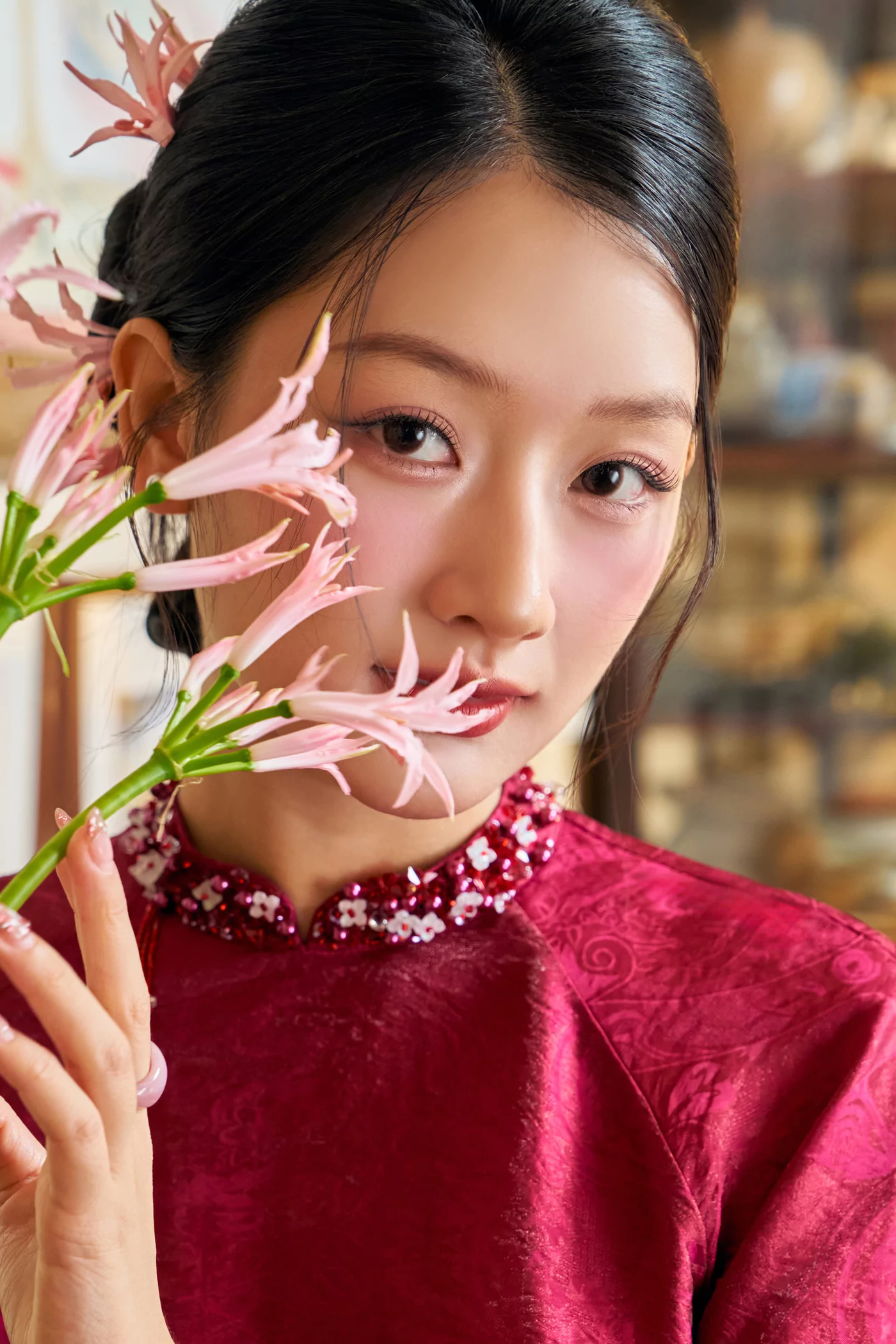 Áo dài Hồng Ngọc