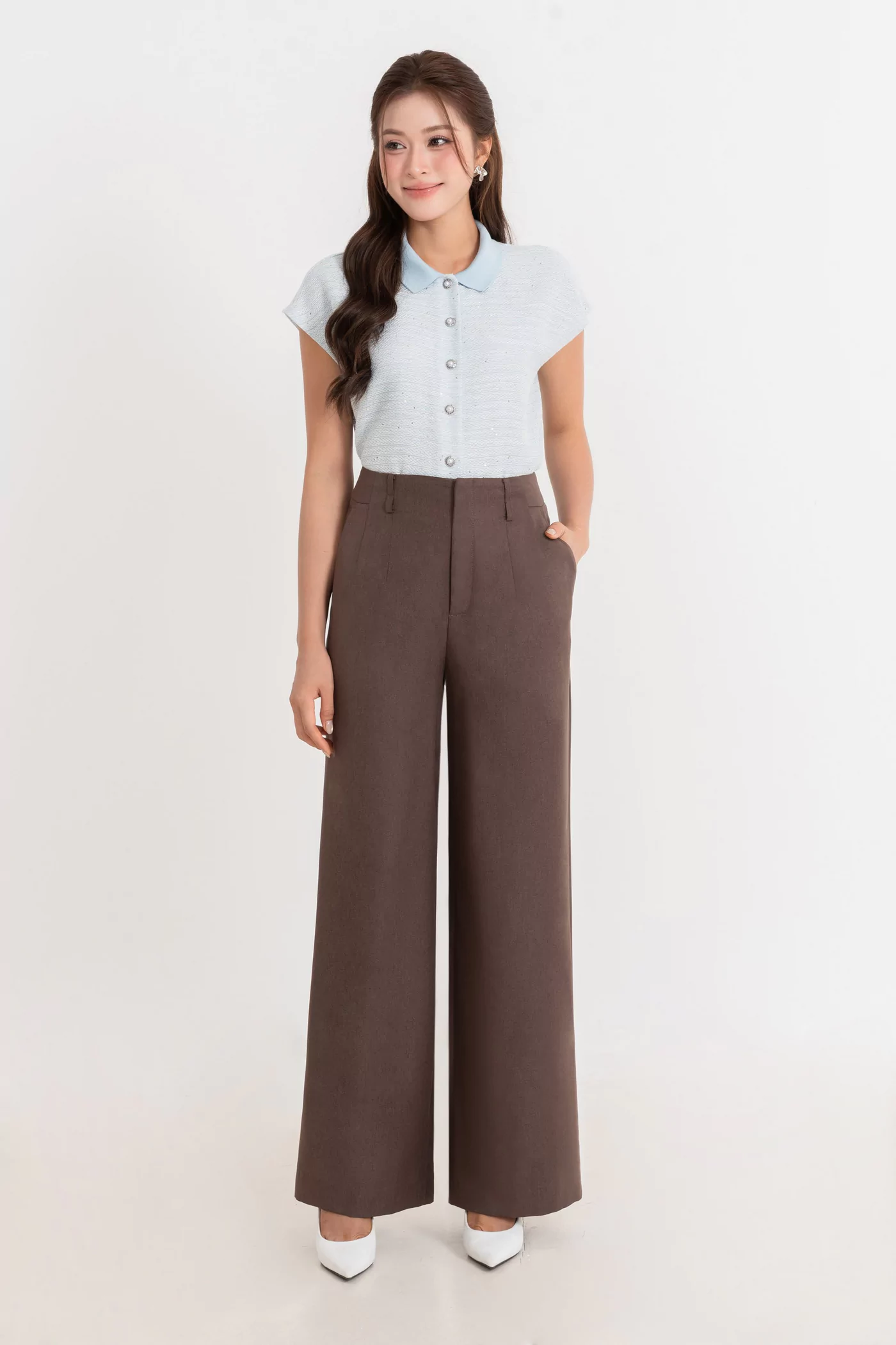 Áo Tweed cổ đức