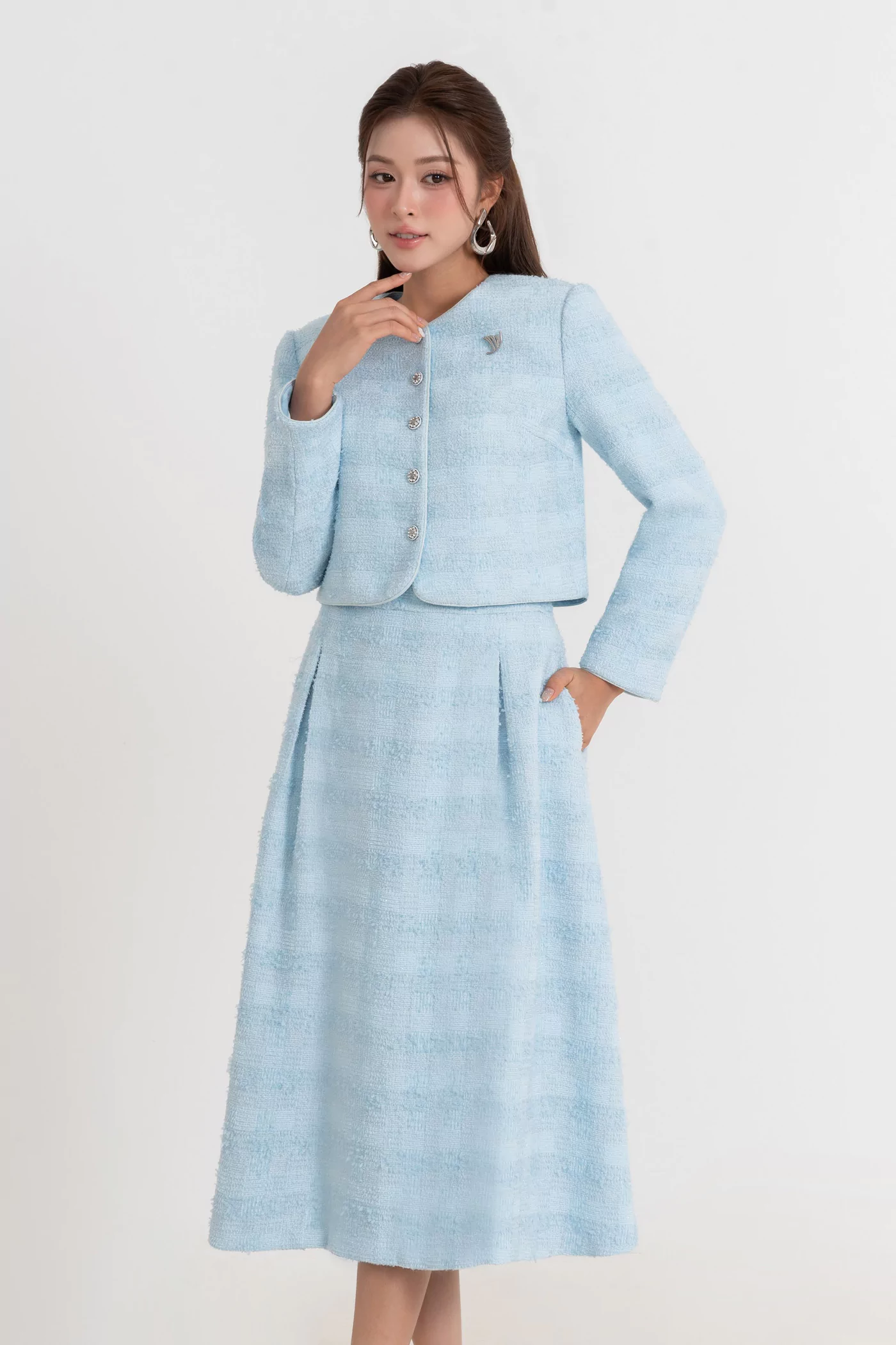 Chân váy Tweed Harris