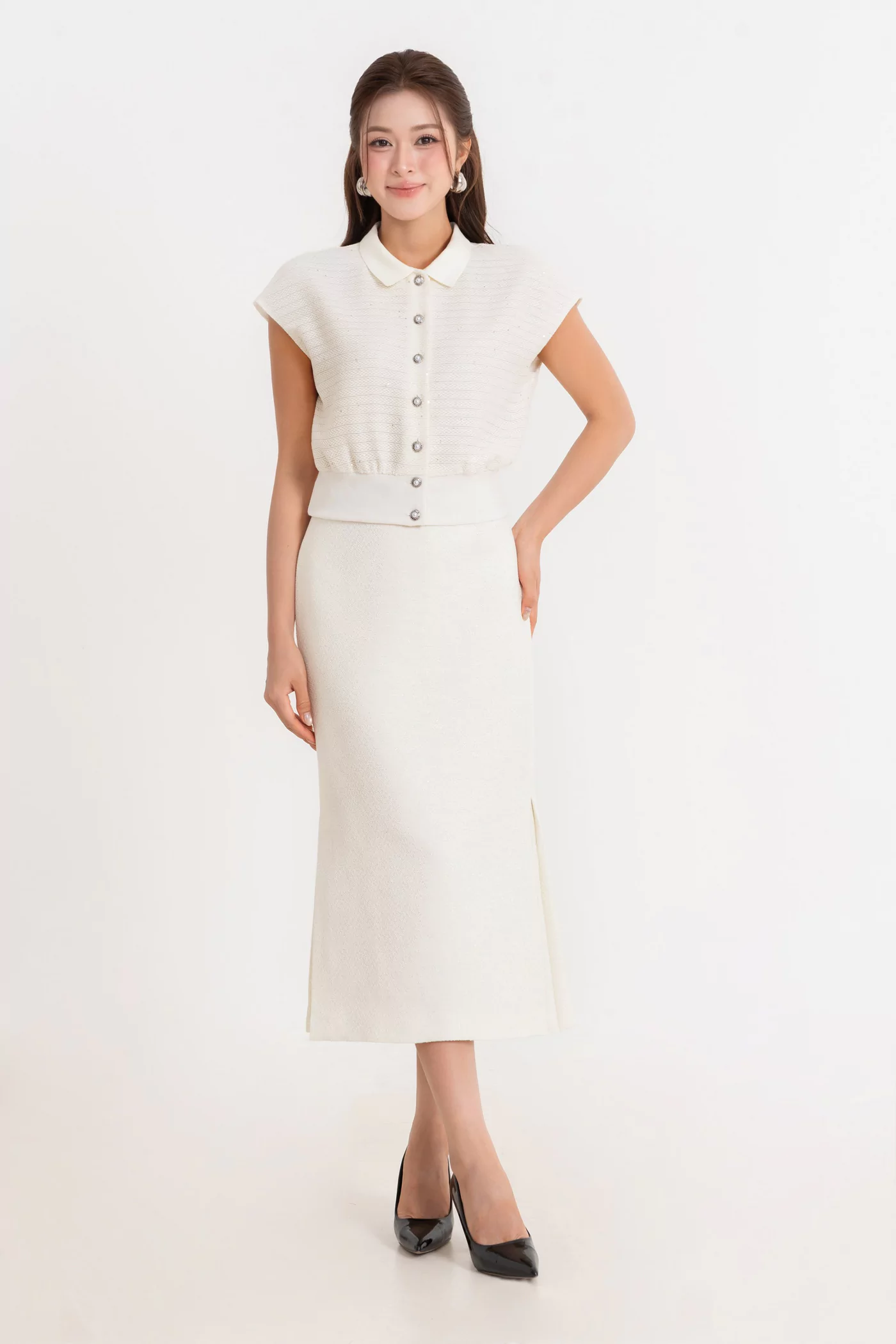 Áo Tweed cổ đức