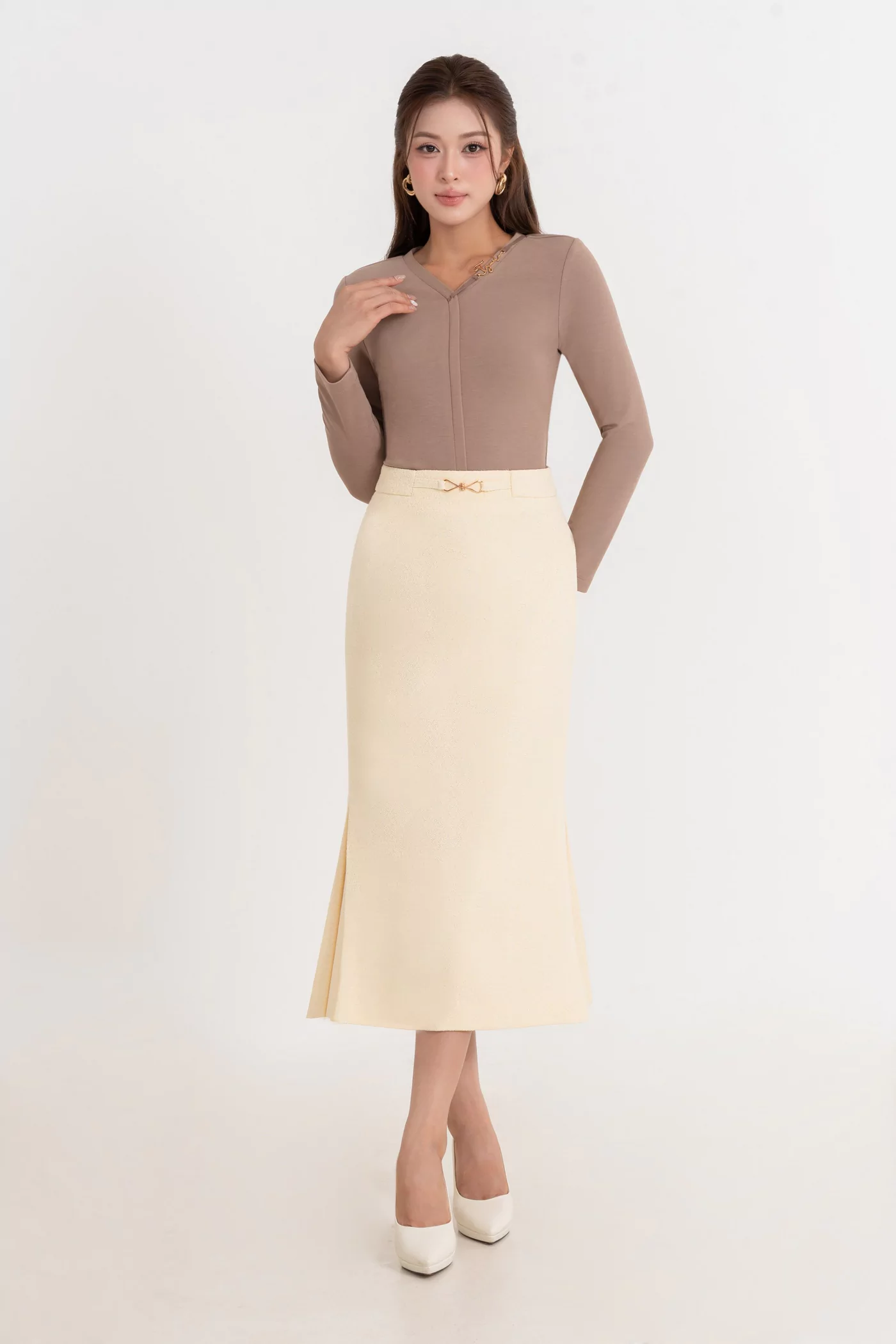 Chân váy Golden Tweed