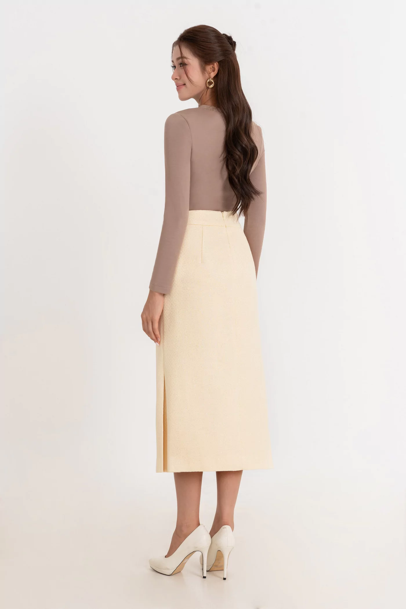 Chân váy Golden Tweed