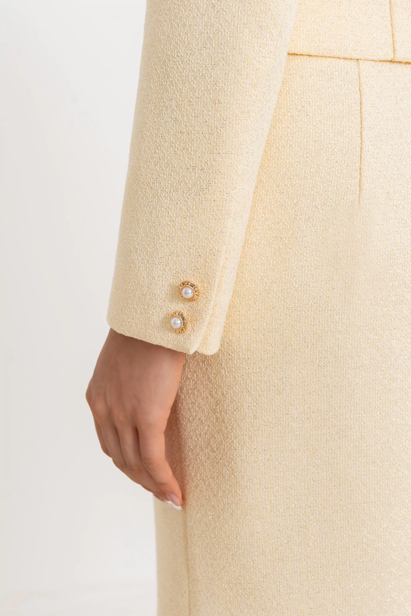 Áo vest Golden Tweed