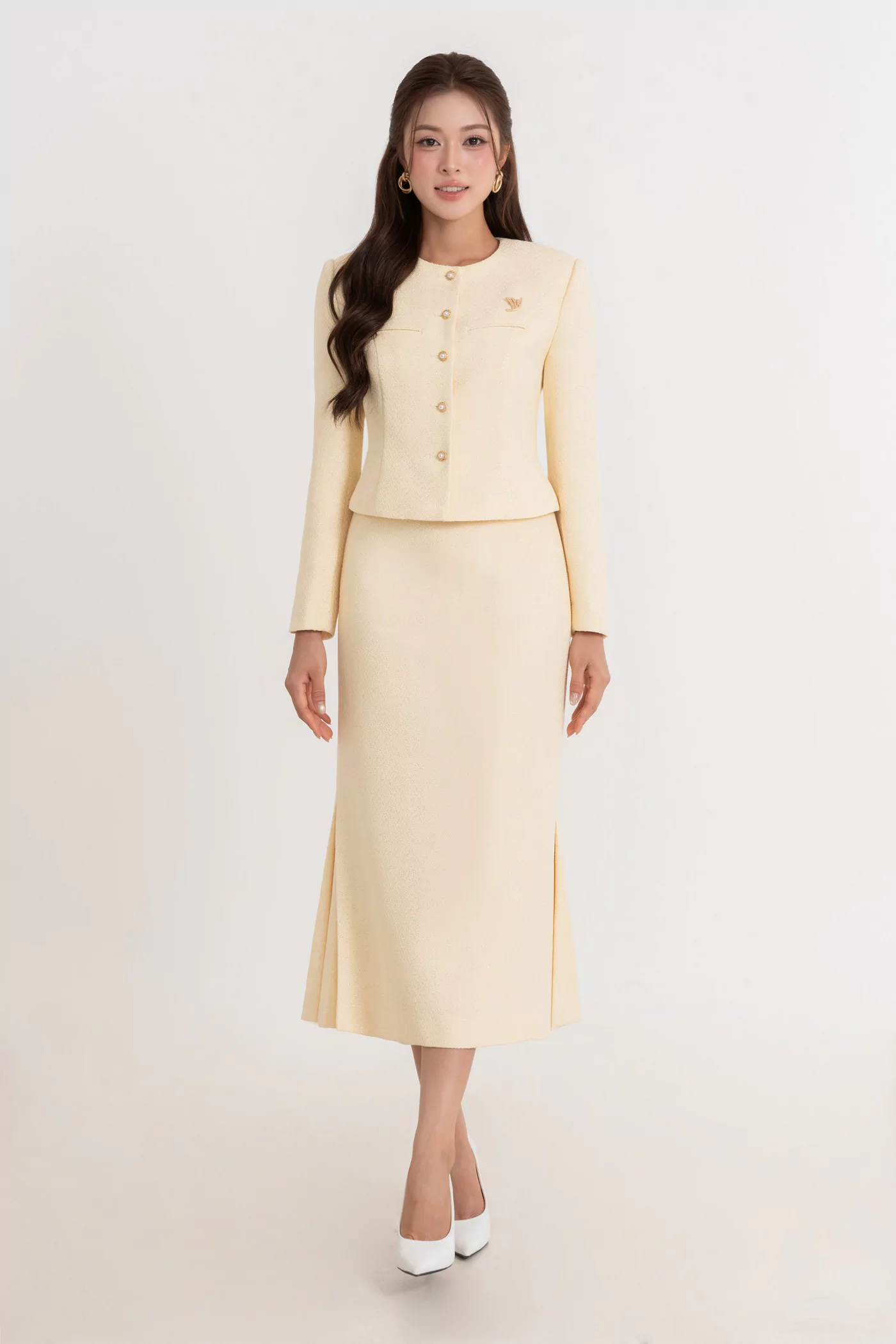 Chân váy Golden Tweed