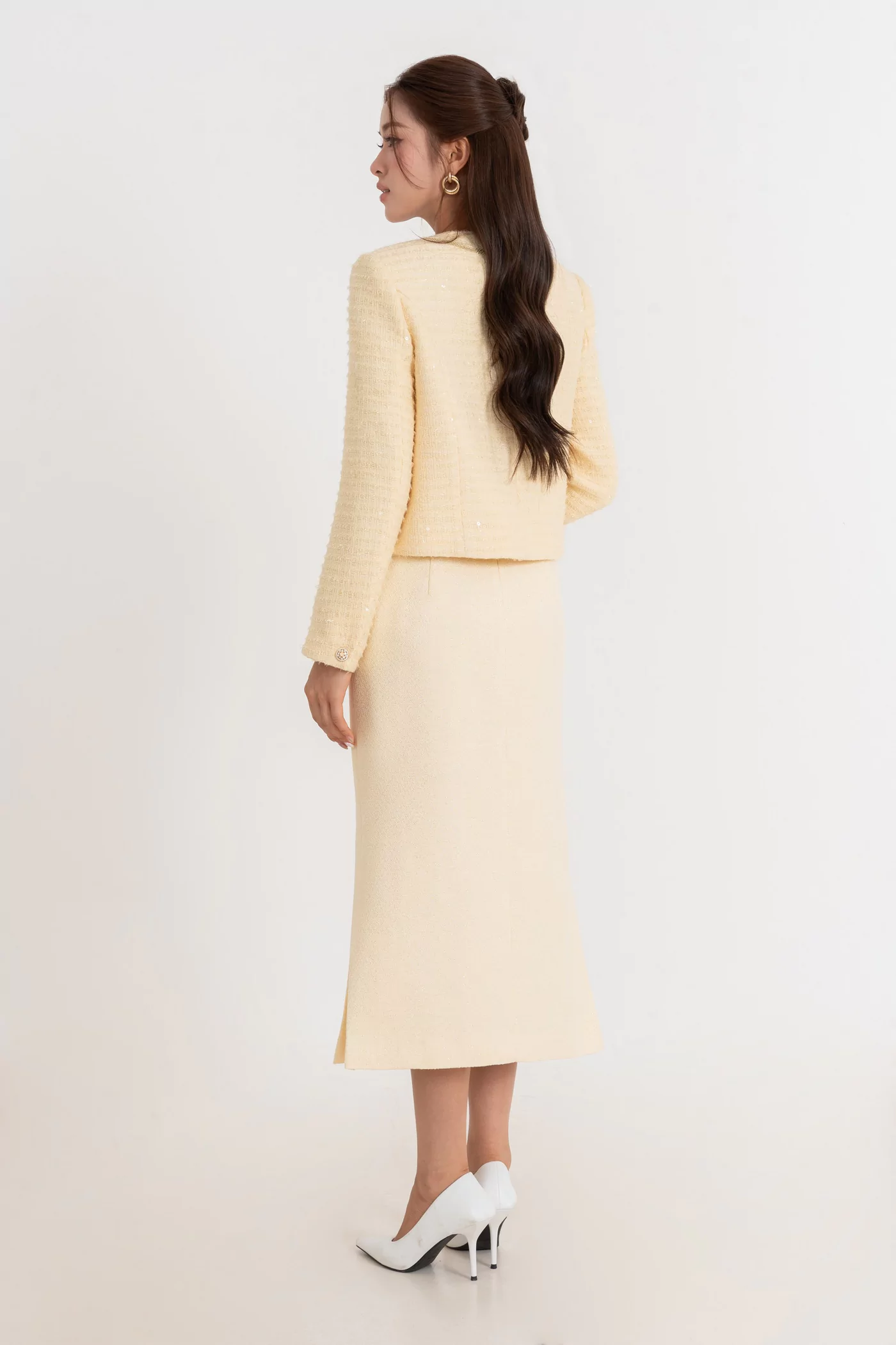 Chân váy Golden Tweed