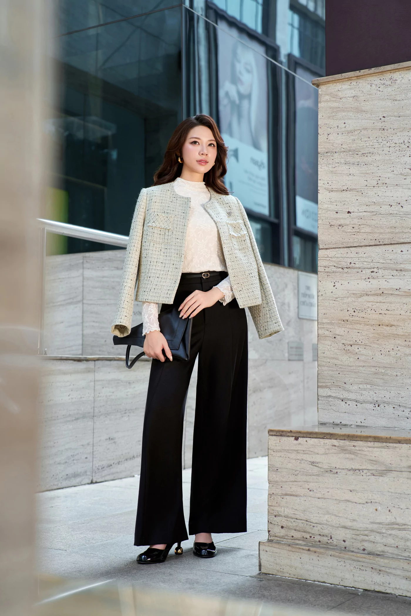 Áo Tweed Timeless Weave