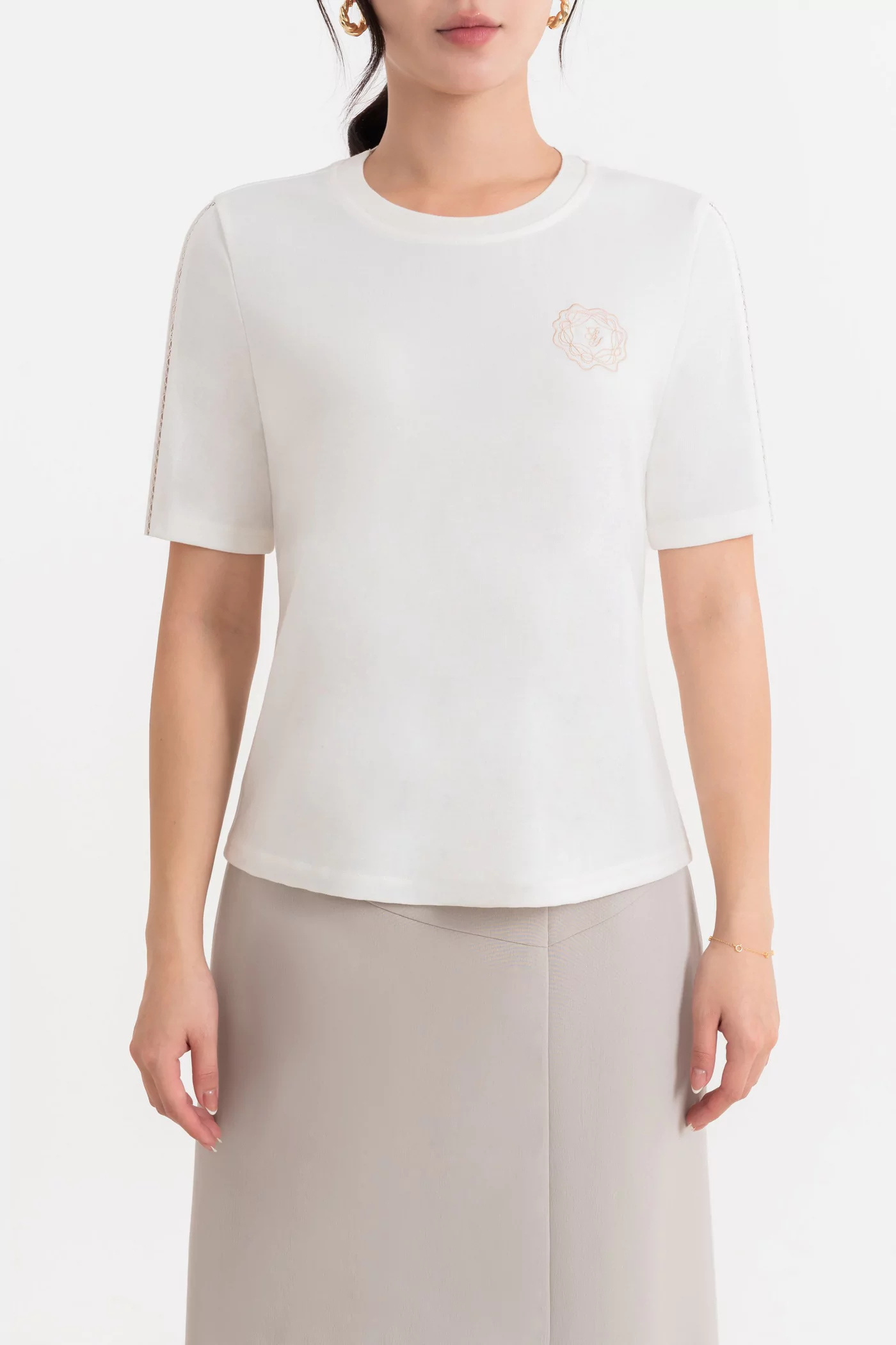 Áo thun Rayon tay kiểu
