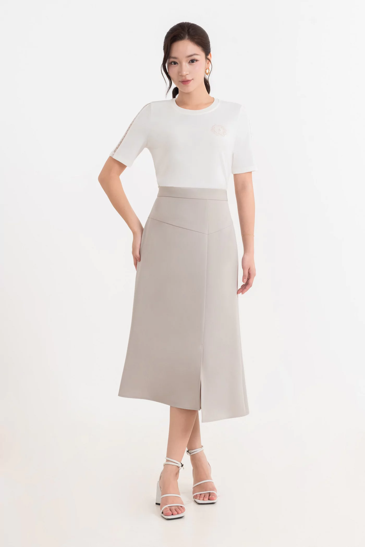 Áo thun Rayon tay kiểu