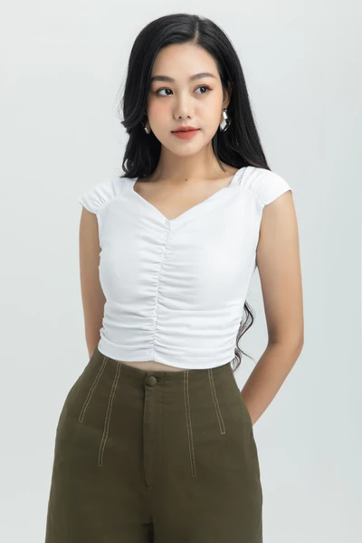 Áo thun croptop dáng ôm