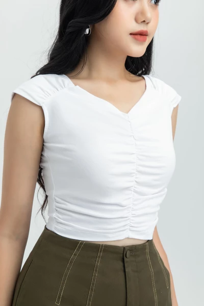 Áo thun croptop dáng ôm