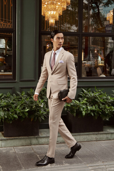 Quần dài kẻ Slim