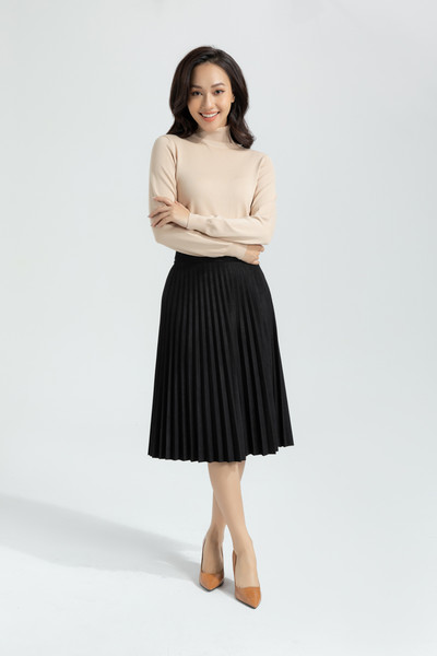 áo len mỏng cổ lọ