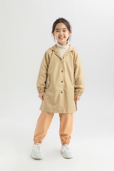áo khoác khaki cổ mũ