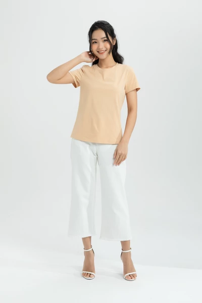 Áo thun basic cổ tròn