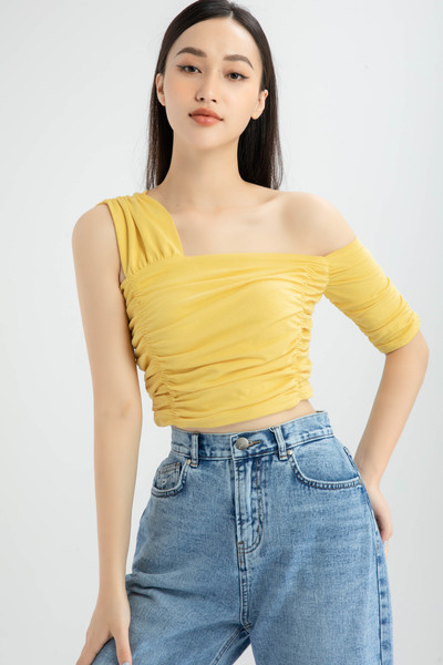 áo thun ôm cổ cách điệu