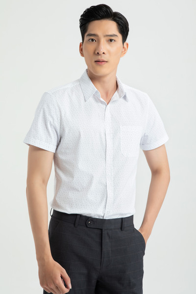 Áo sơ mi Slim fit tay ngắn
