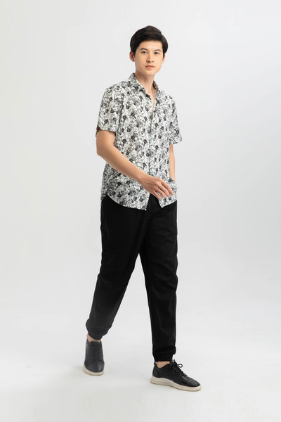 Quần tây nam khaki dây kéo rút