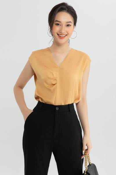 áo lụa tay liền