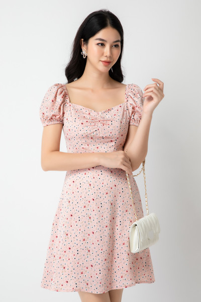 Đầm họa tiết hoa nhí