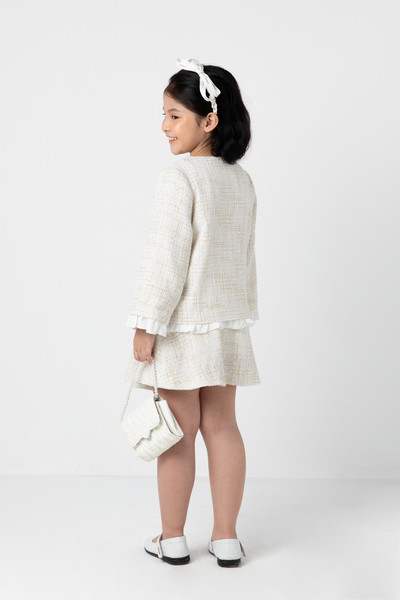 Set bộ tweed bé gái