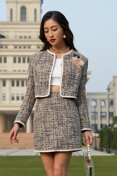 Cropped Tweed Jacket