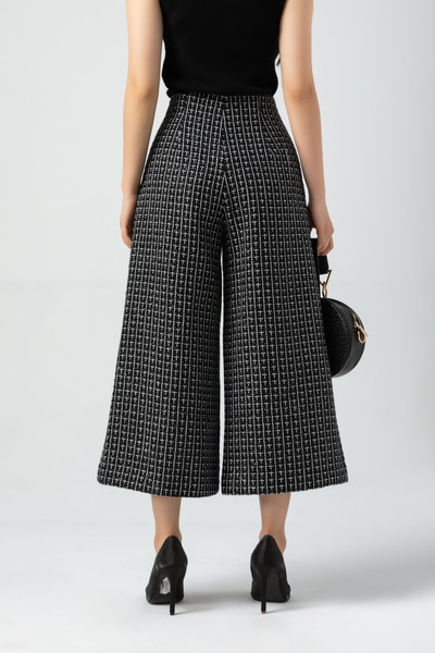 Quần tweed dài kẻ