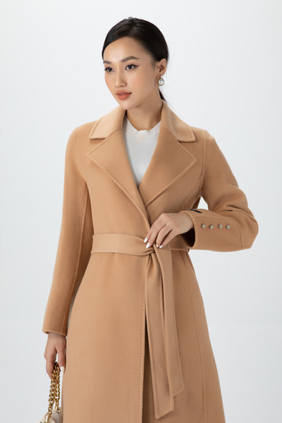 Camel coat - dạ lông cừu (handmade)