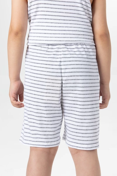 Quần shorts kẻ polar bear