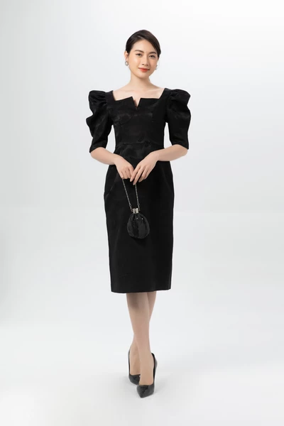 Đầm tay phồng Tapta