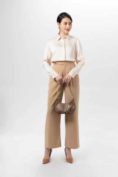 Áo sơ mi tay xếp