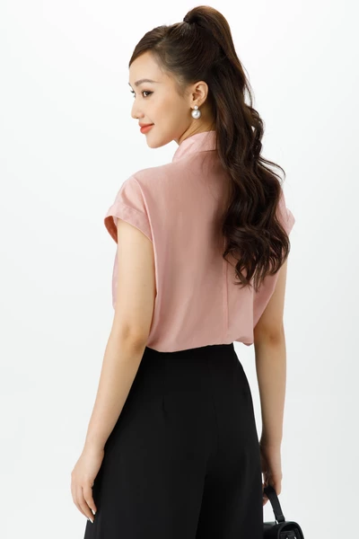 Áo sơ mi Tencel tay liền