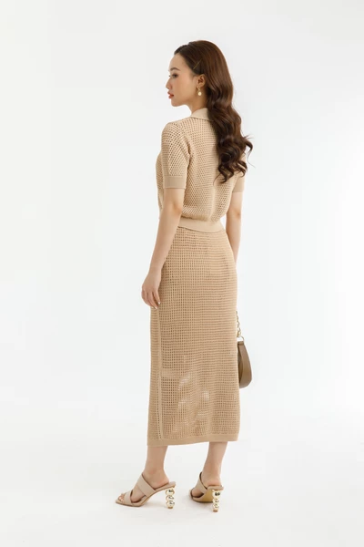 Vivian Dress - Zuýp len lưới