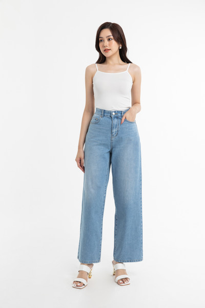 Quần jeans ống suông