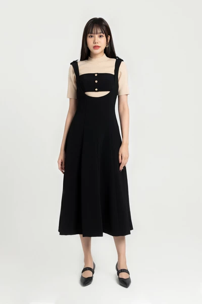 Gina Dress - Đầm xòe cut out
