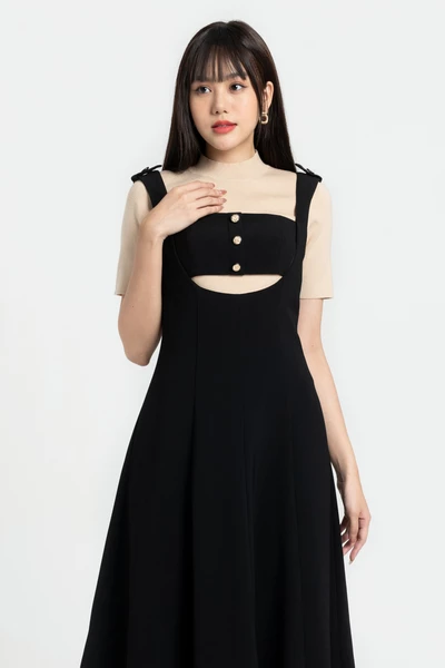 Gina Dress - Đầm xòe cut out