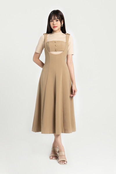 Gina Dress - Đầm xòe cut out