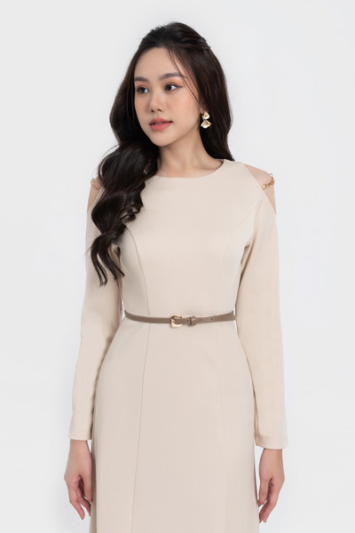 Caily Dress - Đầm thun cut out