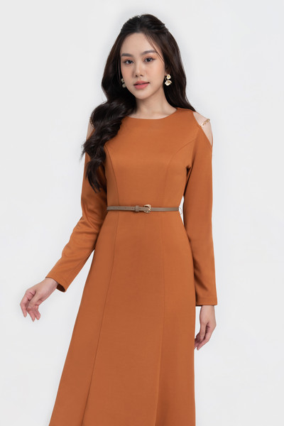 Caily Dress - Đầm thun cut out