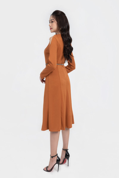 Caily Dress - Đầm thun cut out