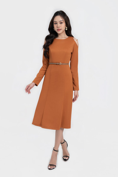 Caily Dress - Đầm thun cut out