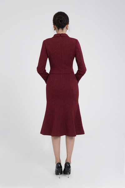 Elegant Tweed Dress - Đầm tweed dáng đuôi cá