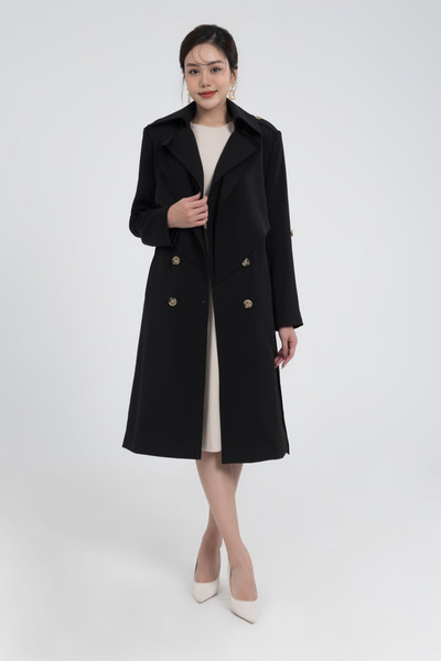 Oversize trench coat