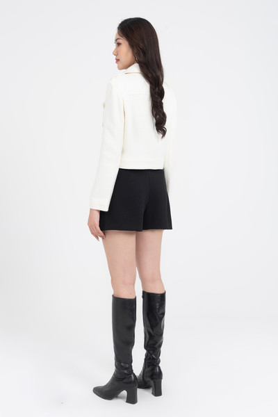 tweed biker jacket