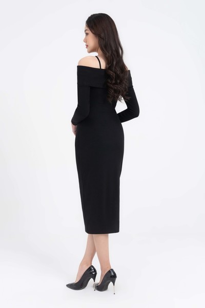 Đầm thun Ôm Trễ Vai