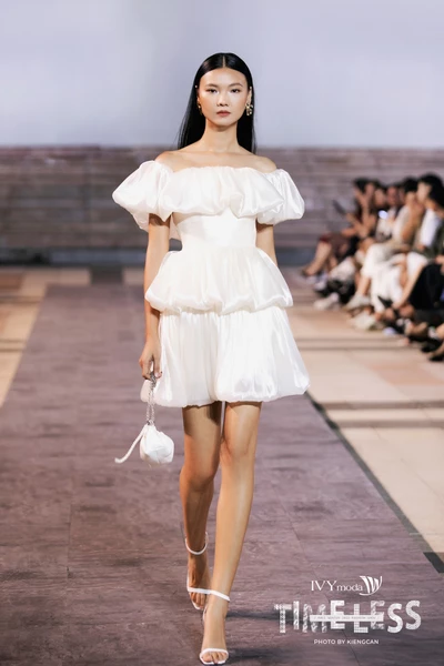 cloud dress - đầm Organza xếp tầng