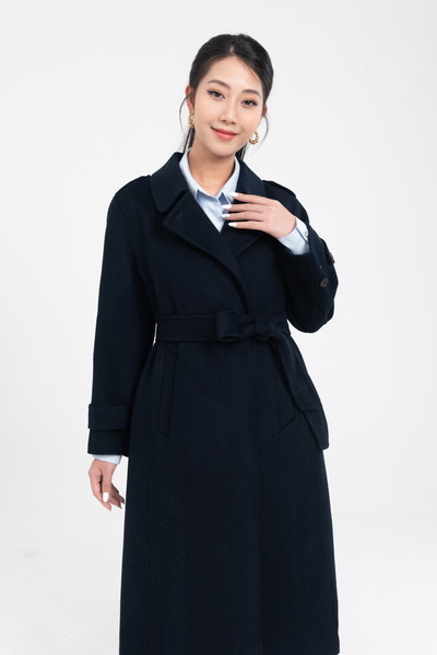 Wool Trench Coat - Áo măng tô dạ lông cừu khâu tay