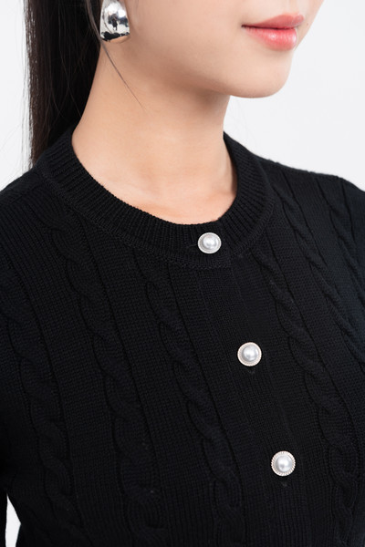 Merino Wool croptop - áo khoác len lông cừu dáng croptop