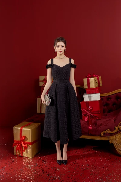 Ciara Dress - Đầm Organza dáng xòe