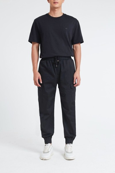 Quần Jogger khaki phối túi MS 22E3458